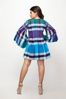 Sepia Stories Vitara Cotton Dress in Blue