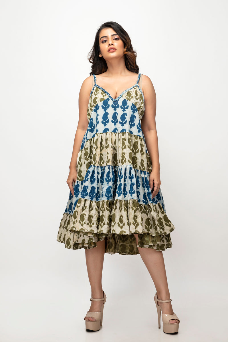 Sepia Stories Raraee Cotton Dress in Multi