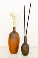 Byora Orange Miniature Combo of Vase and Incense Holder Vol 1