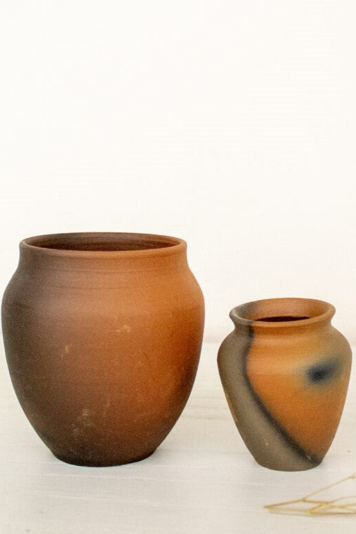 Byora Orange Miniatures Matka Bade Miya Chote Miya Pots 