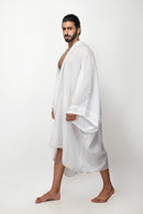 Sepia Stories Sobog Cotton Kaftaan in White