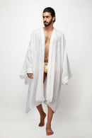 Sepia Stories Sobog Cotton Kaftaan in White