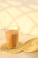 Byora Yellow Spiral Coasters (Set of 4)