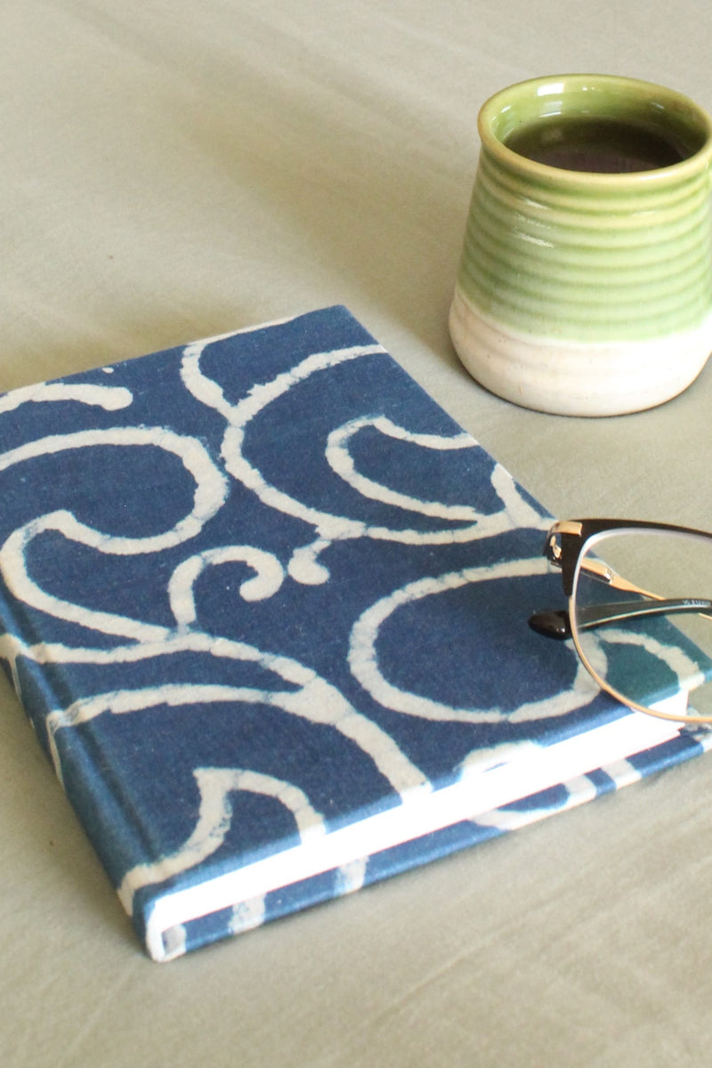 Byora Blue Indigo Blue Print Textile Diary