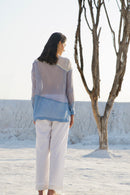 The Loom Art Skyline Co-ord (Set of 2) Handwoven Chanderi Silk Co-ord (Set of 2)