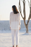 The Loom Art Lily Co-ord (Set of 2) Handwoven Chanderi Silk Co-ord