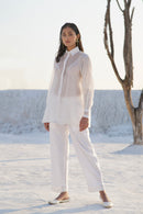 The Loom Art Lily Co-ord (Set of 2) Handwoven Chanderi Silk Co-ord