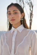 The Loom Art Lily Co-ord (Set of 2) Handwoven Chanderi Silk Co-ord