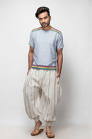 Sepia Stories Irece Cotton T-shirt in Pale Blue