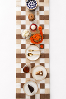 JOD Pure Cotton Beige Jaal Handmade Patchwork Table Runner