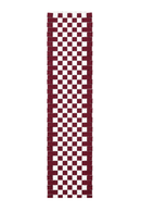 JOD Pure Cotton Maroon Jaal Handmade Patchwork Table Runner