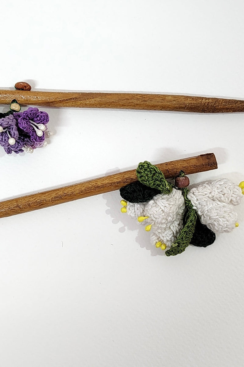 Set of Tulip and Jasmine Hair Sticks