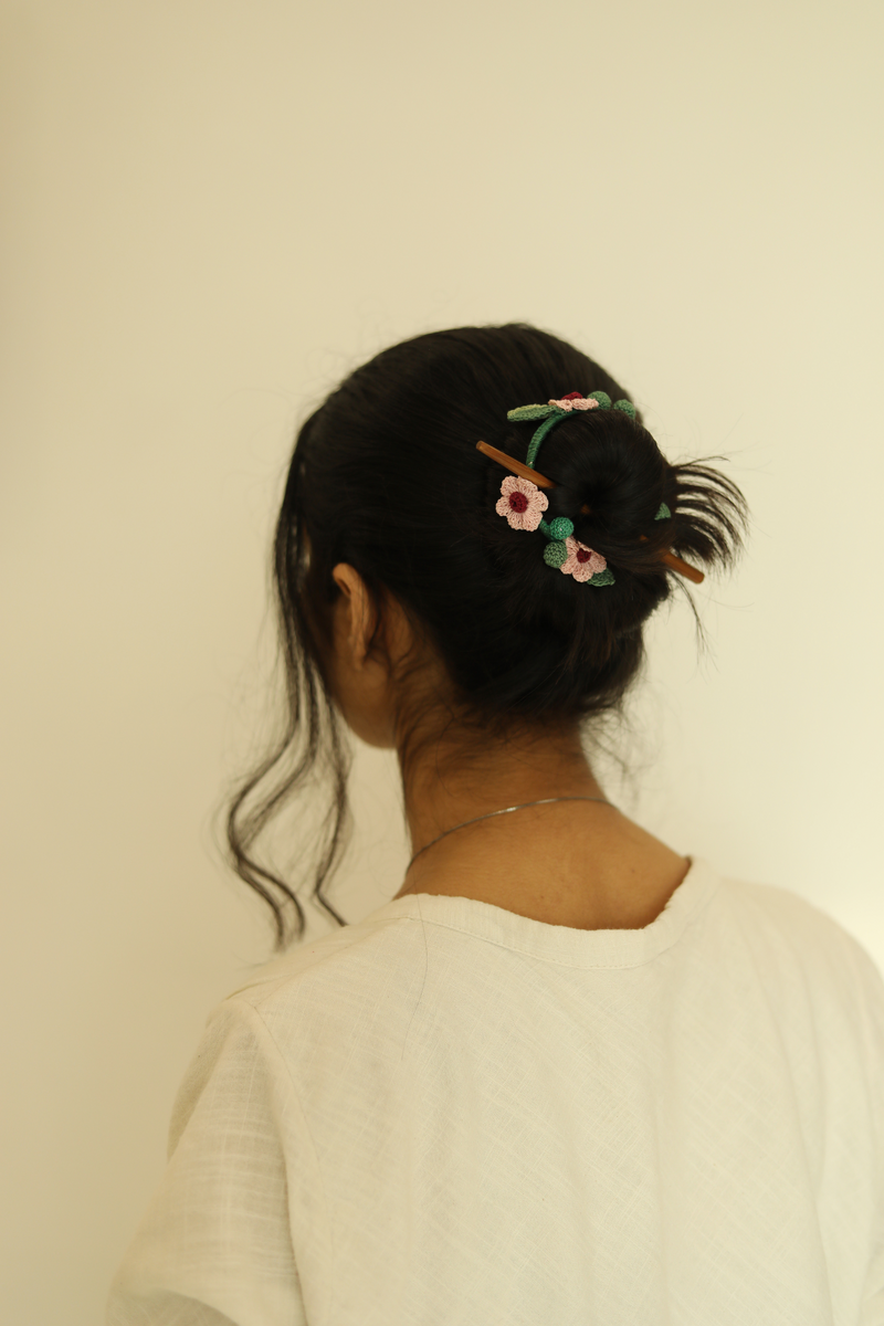 Buttercup Crochet Hair Tie