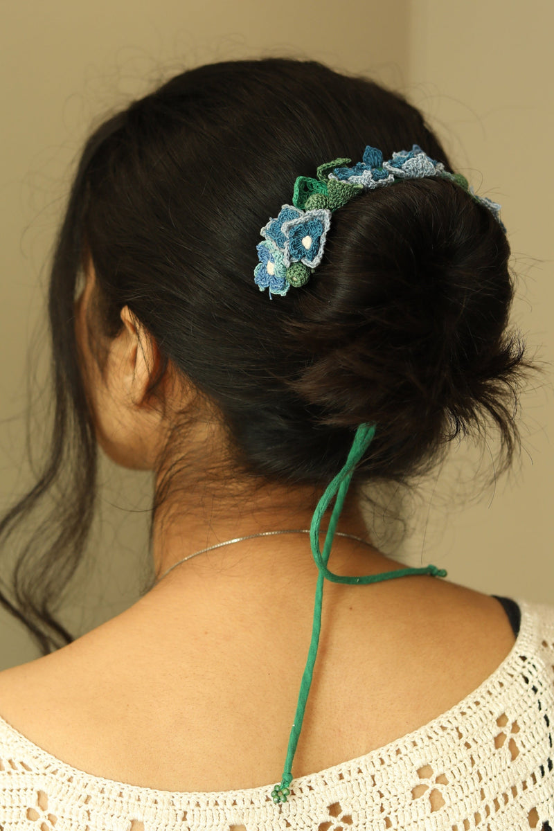 Hydrangea Crochet Hair String