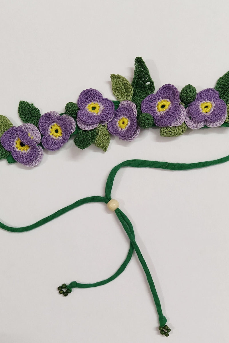 Pansy Crochet Hair String