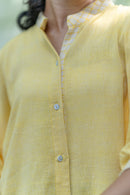Krushnachuda Turmeric Dye Handloom Shirt