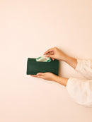 Whitefire Vegan Leather Lena Wallet in Pine Green