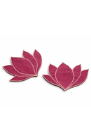 JOD Pure Cottton Lotus Fabric Coasters