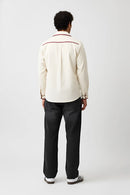 Ivory-Tuscan Red Flap Shirt