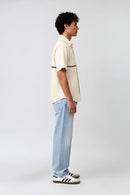 Ivory-Tuscan Red Stripe Shirt