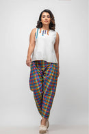 Sepia Stories Manaus Mangalgiri Cotton Trouser in Multi