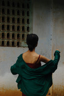 With N. Oversized Silk Shirt