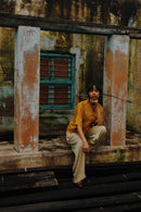 With N. Silk Camp Collar Shirt