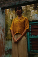 With N. Silk Camp Collar Shirt