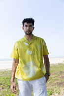 anushé pirani Recycled Cotton Men Cyber Lime T-Shirt