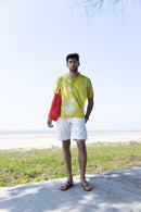 anushé pirani Recycled Cotton Men Cyber Lime T-Shirt
