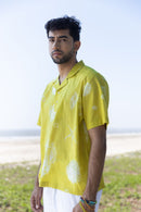 anushé pirani Recycled Cotton Men Cyber Lime T-Shirt