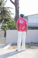 anushé pirani Recycled Cotton Men Fuschia Shirt