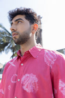 anushé pirani Recycled Cotton Men Fuschia Shirt