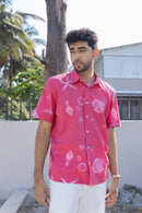anushé pirani Recycled Cotton Men Fuschia Shirt