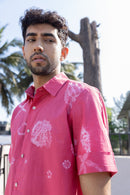 anushé pirani Recycled Cotton Men Fuschia Shirt