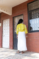 anushé pirani Recycled Cotton Women Cyber Lime Top