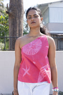 anushé pirani Recycled Cotton Women Fuchsia Top