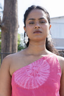 anushé pirani Recycled Cotton Women Fuchsia Top