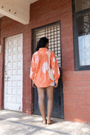 anushé pirani Recycled Cotton Women Tangerine Shirt