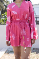 anushé pirani Recycled Cotton Women Fuchsia Playsuit