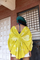 anushé pirani Recycled Cotton Women Cyber Lime Dress