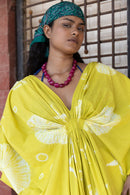 anushé pirani Recycled Cotton Women Cyber Lime Dress