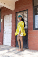 anushé pirani Recycled Cotton Women Cyber Lime Dress