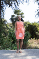 anushé pirani Recycled Cotton Women Tangerine Dress