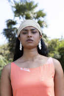 anushé pirani Recycled Cotton Women Tangerine Dress