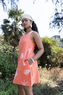 anushé pirani Recycled Cotton Women Tangerine Dress