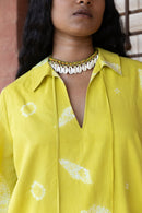 anushé pirani Recycled Cotton Women Cyber Lime Tunic