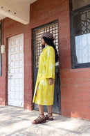 anushé pirani Recycled Cotton Women Cyber Lime Tunic