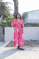 anushé pirani Recycled Cotton Women Fuchsia Dress