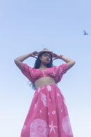 anushé pirani Recycled Cotton Women Fuchsia Dress